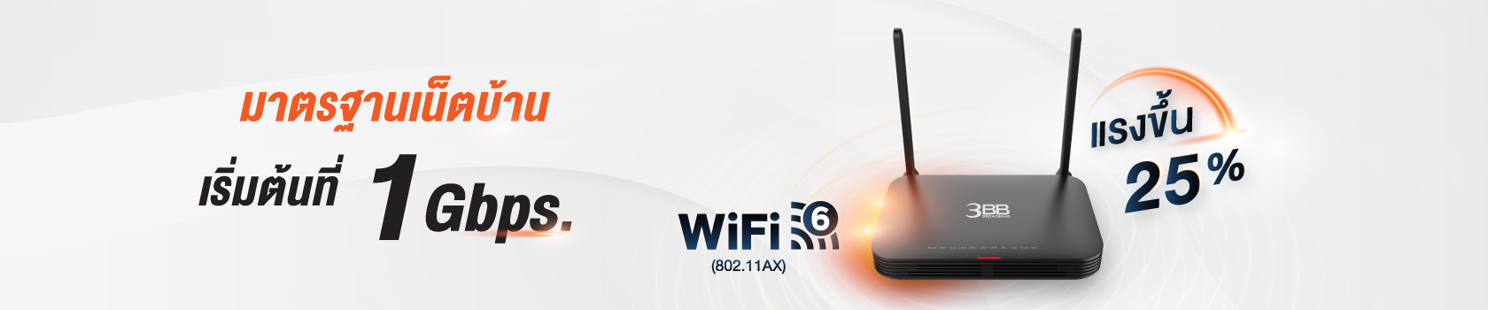 3BB GIGA TV เน็ตบ้านความแรงระดับ 1 Gbps. กล่องดูทีวี พร้อมพรีเมี่ยมคอนเ