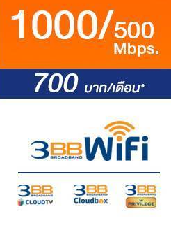 3BB GIGA TV เน็ตบ้านความแรงระดับ 1 Gbps. กล่องดูทีวี พร้อมพรีเมี่ยมคอนเ